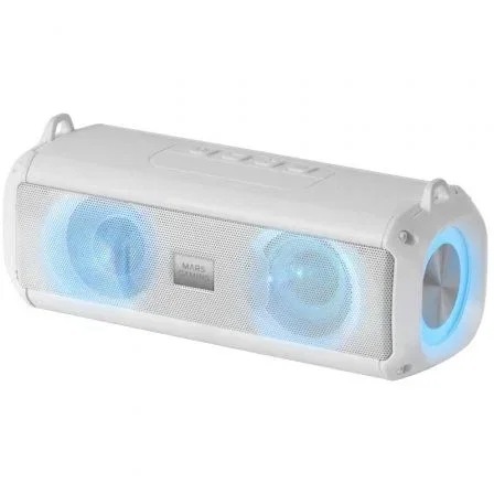 Mars Gaming Altavoz Portátil / Barra de Sonido MSB-XT/ 2.0 Blanca 20W Bluetooth 5.3 Sonido Envolvente RGB Mars Gaming Altavoz Portátil / Barra de Sonido MSB-XT/ 2.0 Blanca 20W Bluetooth 5.3 Sonido Envolvente RGB